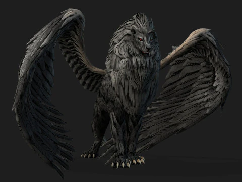 Leone GrifoA2 Modello 3D