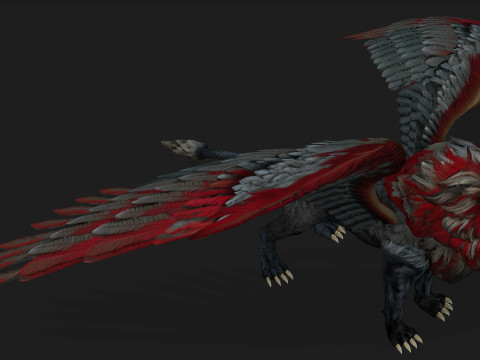Lion GryphusA3 Modello 3D