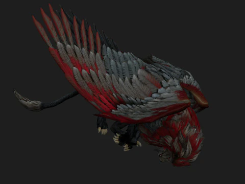 Lion GryphusA3 3D Model