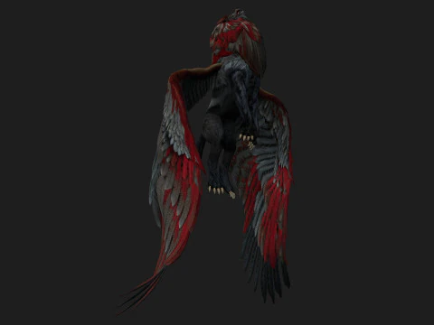Lion GryphusA3 3D Model