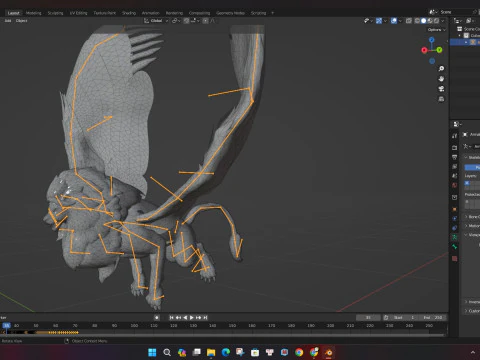 Lion GryphusA3 3D Model
