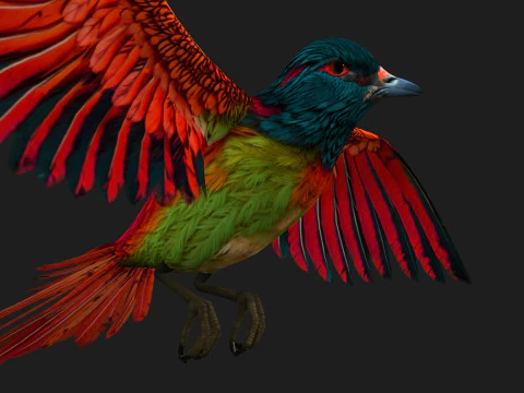 Fais&atilde;oP&aacute;ssaroB5 Modelo 3D