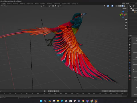 Fais&atilde;oP&aacute;ssaroB5 Modelo 3D