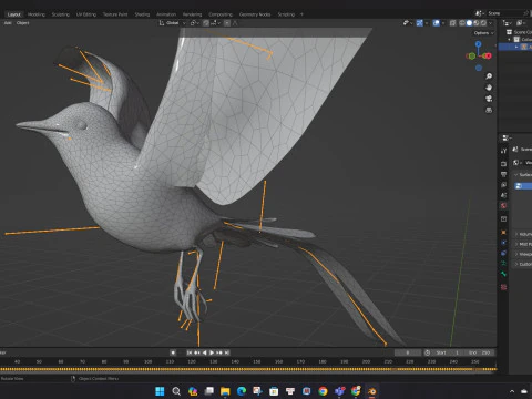 PheasantBirdB6 3D Model