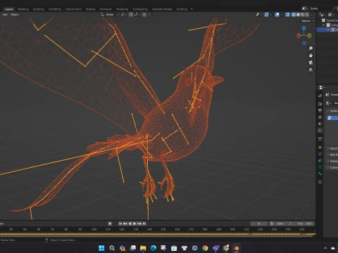 PheasantBirdB6 3D Model