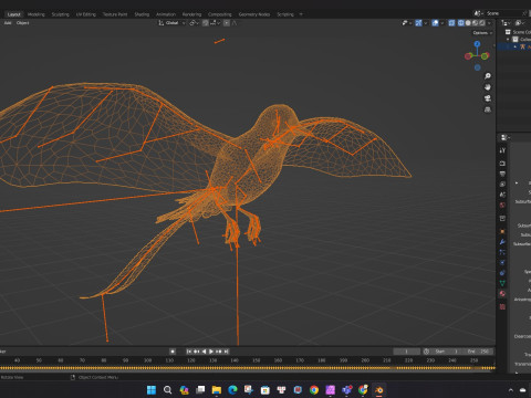 PheasantBirdB7 Modello 3D