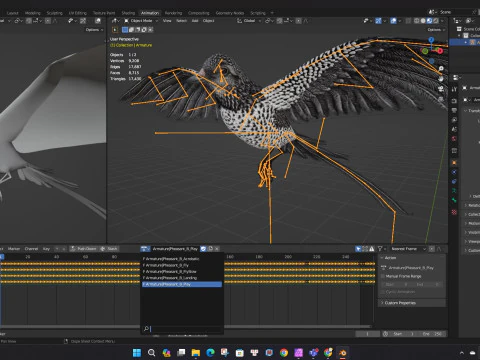 FagianoUccelloB7 Modello 3D