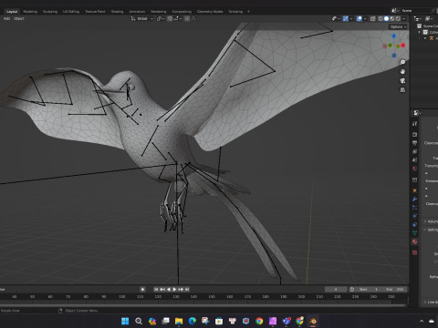PheasantBirdB8 3D-Modell