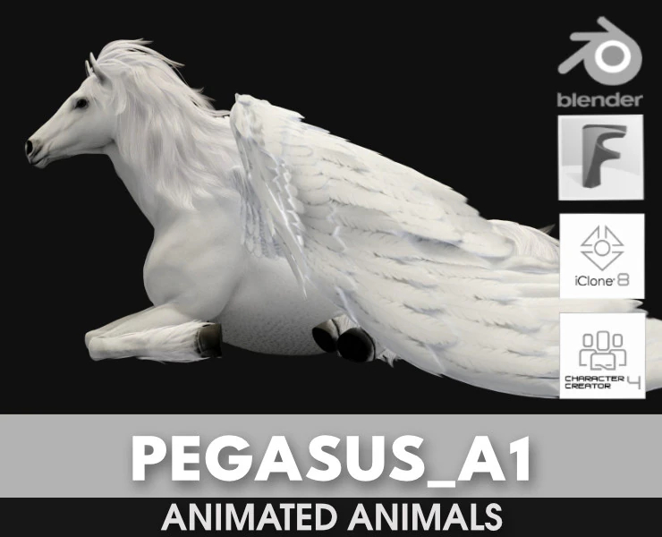 Pegaso-A1 Modello 3D .c4d .max .obj .3ds .fbx .stl .blend 
