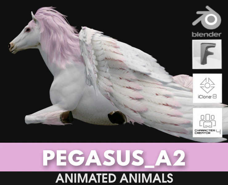 PegasusA2 3D Model .c4d .max .obj .3ds .fbx .stl .blend 