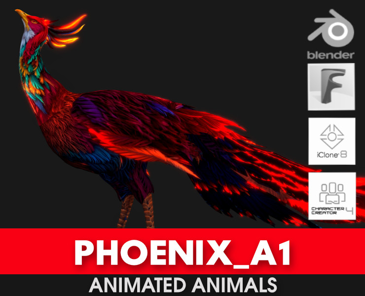 PhoenixA1 3Dモデル .c4d .max .obj .3ds .fbx .stl .blend 