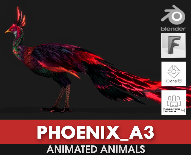 PhoenixA3 3D 模型 .c4d .max .obj .3ds .fbx .stl .blend