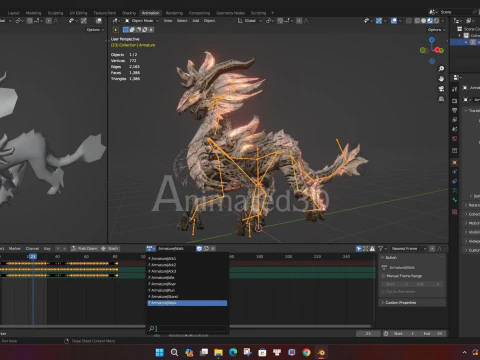 QiLinA1 3D Model
