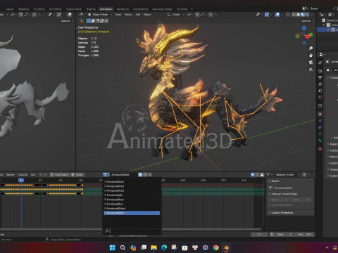 QiLinA2 3D Model