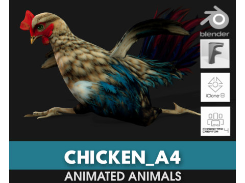 ChickenA4 3D Модель
