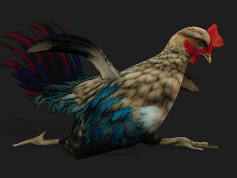 ChickenA4 Modelo 3D