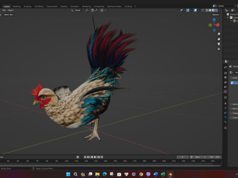 ChickenA4 Modelo 3D
