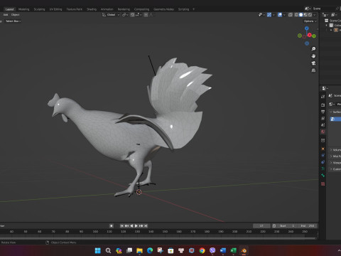 ChickenA4 Modelo 3D