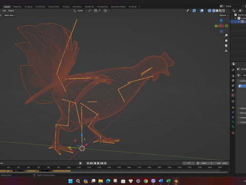 ChickenA4 Modelo 3D