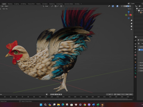 ChickenA4 Modelo 3D
