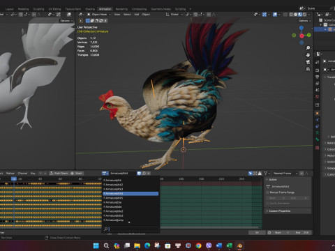ChickenA4 Modelo 3D