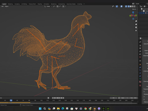 ChickenA5 Modelo 3D