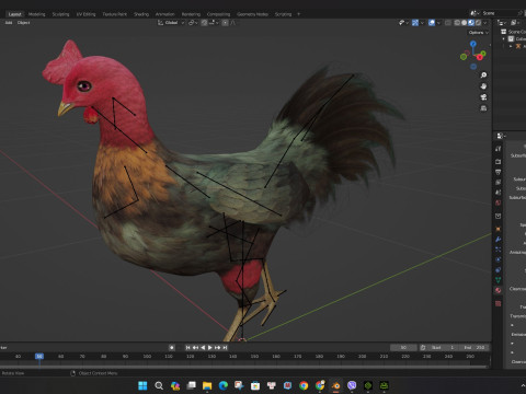 ChickenA5 Modelo 3D