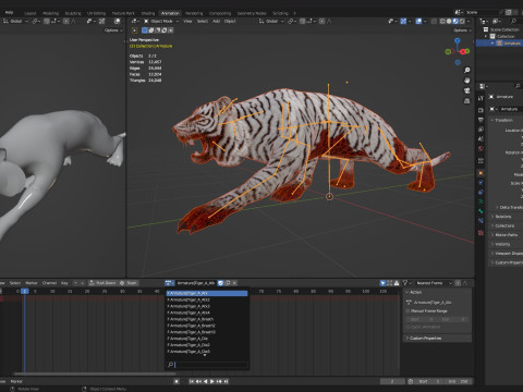 TigerA4 3D 모델