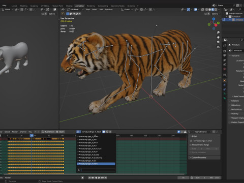 Tiger BaByA1 3D Model