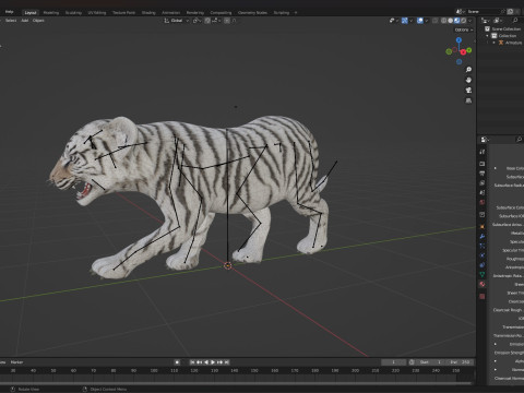 Tiger BaByA3 Modèle 3D