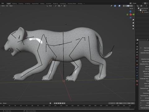Tiger BaByA3 Modèle 3D