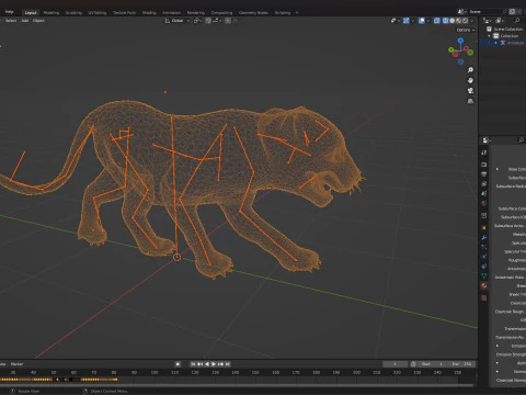 Tigre BaByA3 Modelo 3D