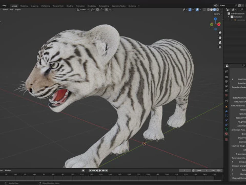 Tigre BaByA3 Modelo 3D