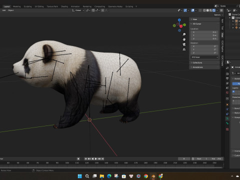 PandaA2 Modelo 3D