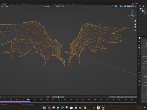 翼-A12345 3D 模型