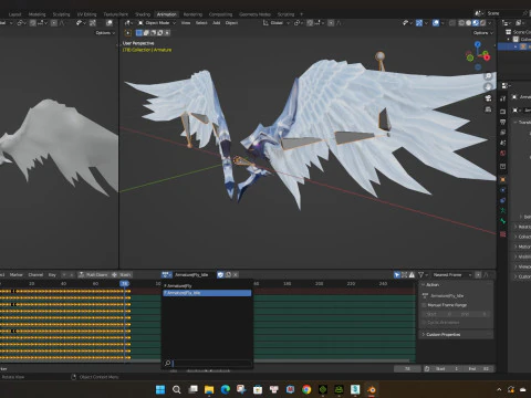 翼-A12345 3D 模型