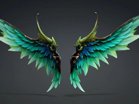 翼-A12345 3D 模型