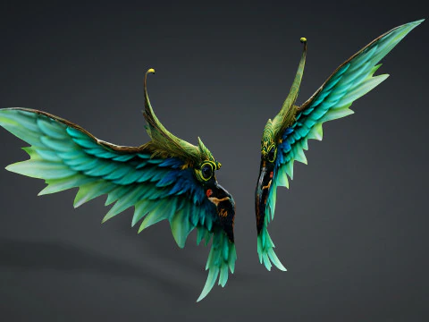 翼-A12345 3D 模型