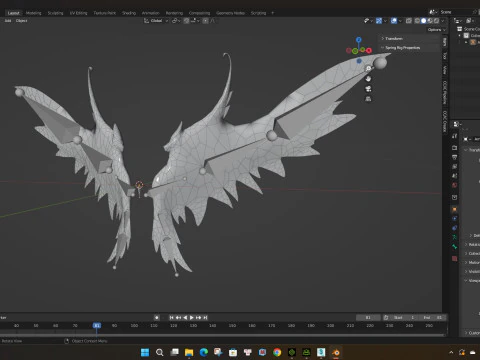 翼-A12345 3D 模型