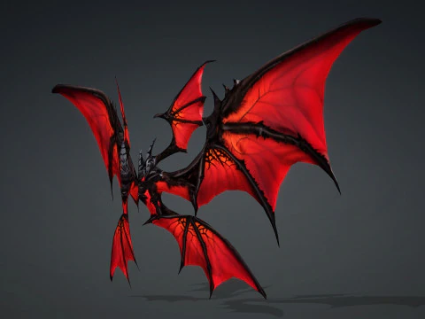 翼-A12345 3D 模型