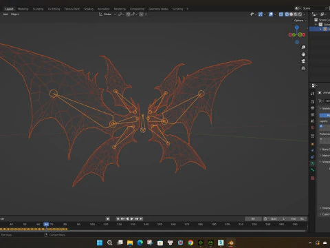 翼-A12345 3D 模型