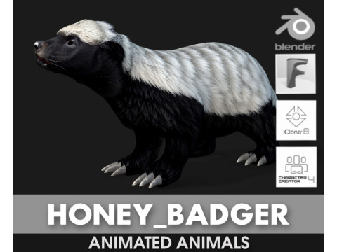 HoneyBadger Modèle 3D