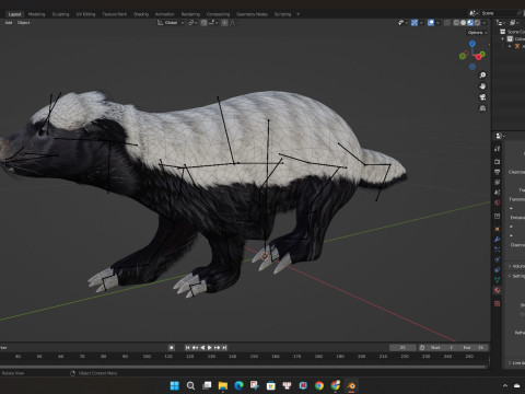 HoneyBadger Model 3D