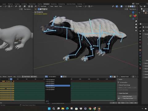 HoneyBadger Model 3D