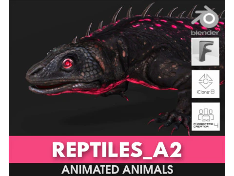 Rettili-A2 Modello 3D