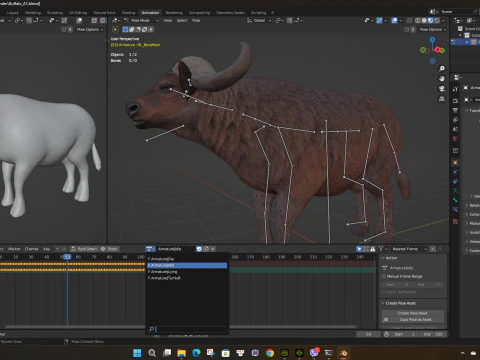 B&uacute;falo-A1 Modelo 3D