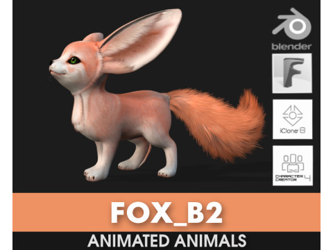 FoxB2 3Dモデル