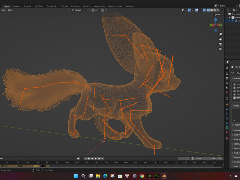 FoxB3 Model 3D