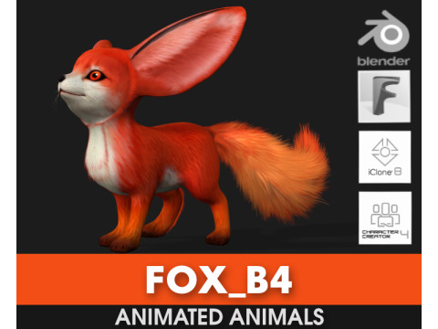 FoxB4 3D Модель