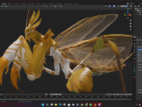 Mantis-A2 3D Model